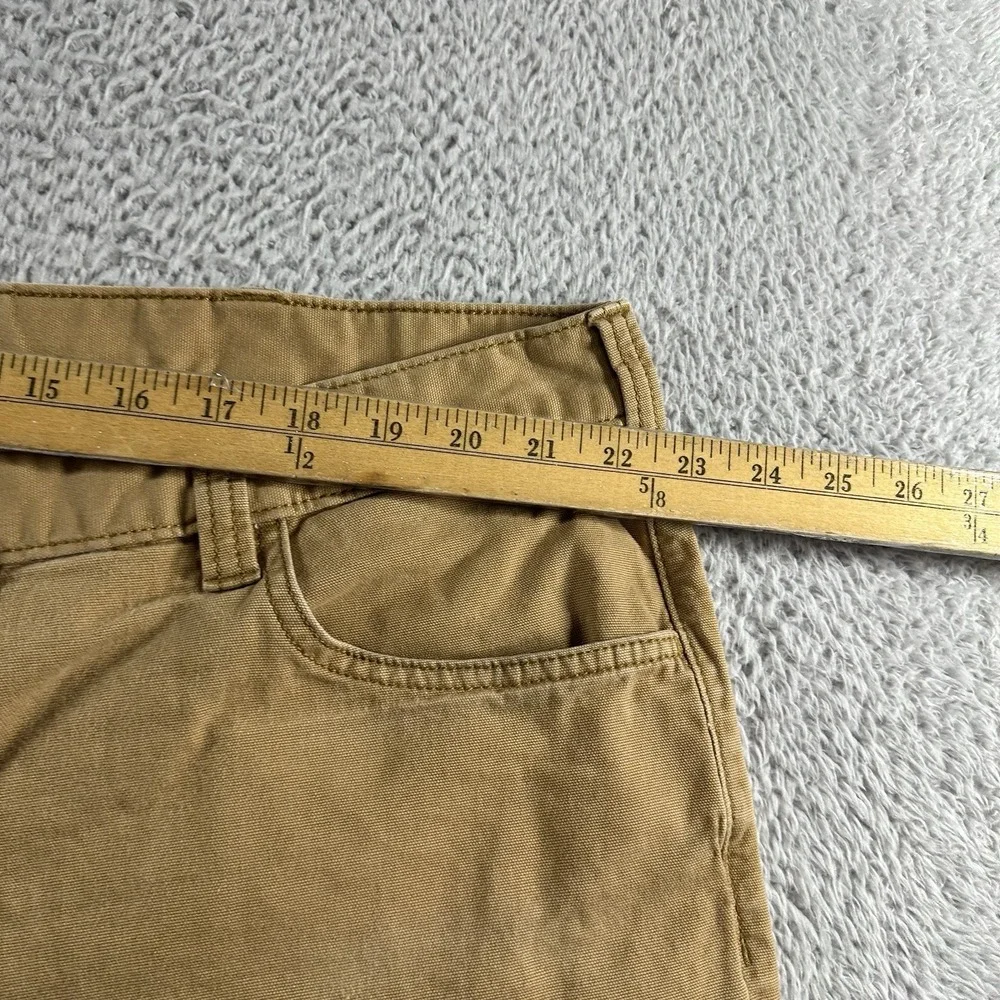Carharrt Canvas Utility Pants Mens 46x30 (Fits 44x28) Relaxed Fit Brown Distress